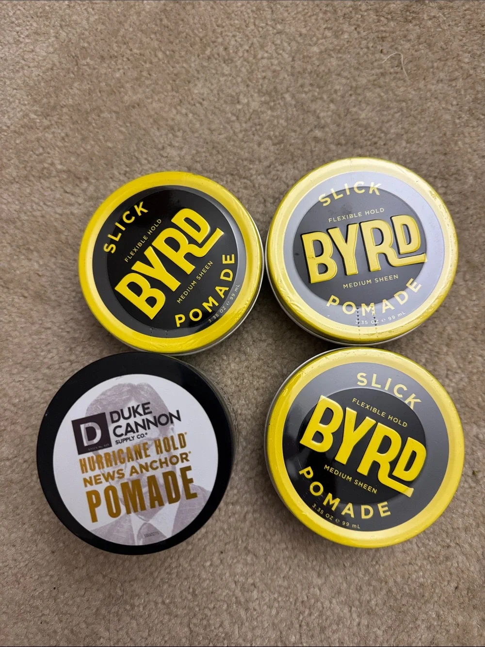 Slick Pomade - Yellow Tin (Men's Hair Pomade)